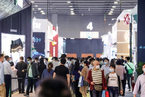 广州国际铝门窗幕墙新产品展览会展会现场图片
