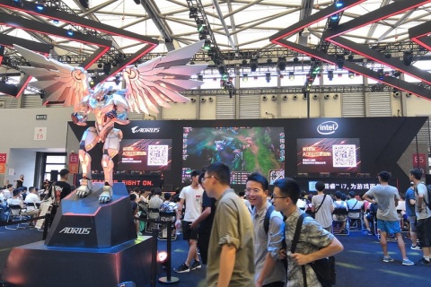 中国(上海)国际数码互动娱乐展览会CJ展会现场图片