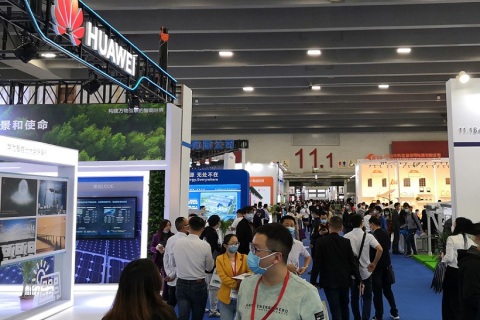 广州世界太阳能光伏暨储能产业展展会现场图片