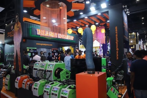 印度焊接切割设备展览会展会现场图片