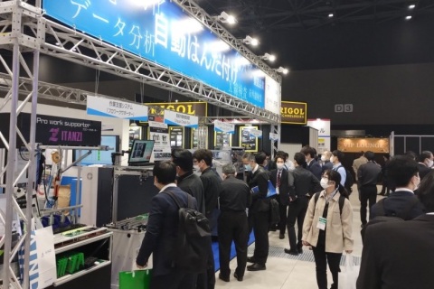 日本东京电子零部件和电子设备展览会展会现场图片