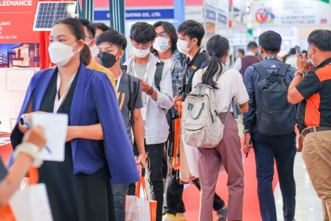 柬埔寨安防及消防展览会展会现场图片