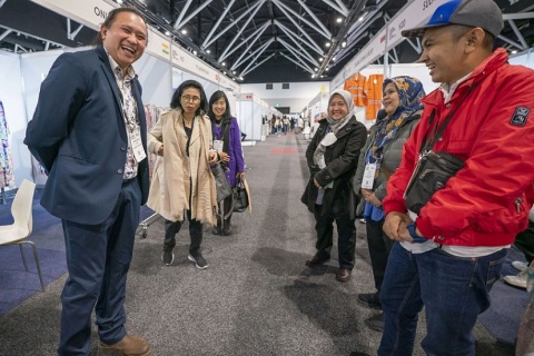 澳洲澳大利亚悉尼纺织服装采购展展会现场图片