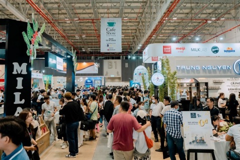 越南胡志明咖啡展览会展会现场图片