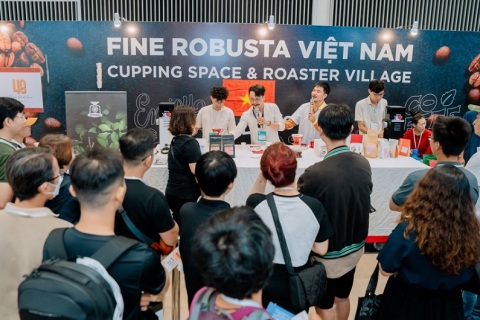 越南胡志明咖啡展览会展会现场图片