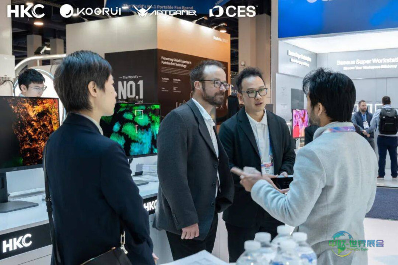 HKC惠惠科视界RGB-MiniLED与1080Hz高刷双旗舰亮相CES 2026际消费电子展