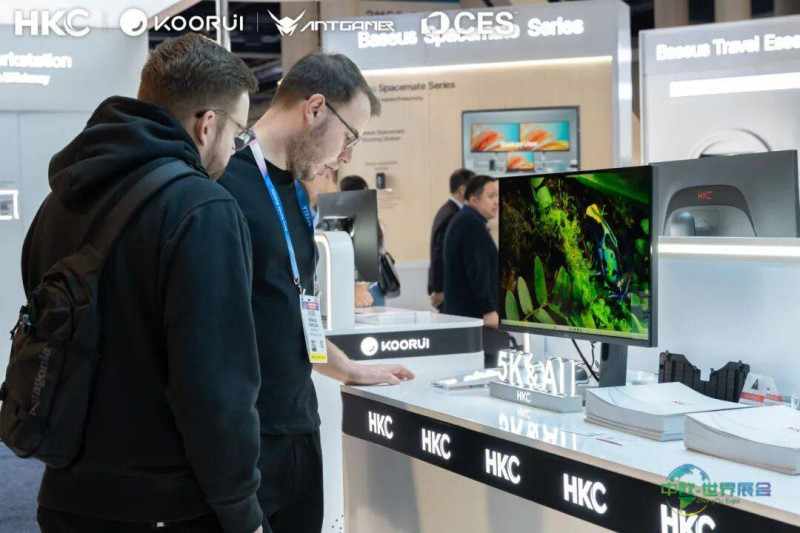 HKC惠惠科视界RGB-MiniLED与1080Hz高刷双旗舰亮相CES 2026际消费电子展