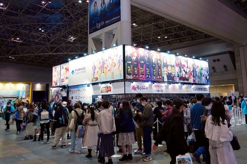日本大阪动漫展览会展会现场图片