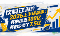 饮料江湖的2026上半场战事：有的接近300亿，有的少卖7.5...