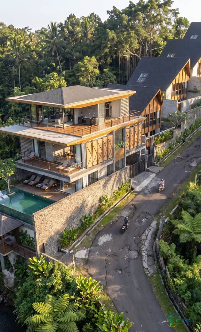 印度尼西亚雅加达国际建材展览会：Evola展示与山坡融合的Batu Ridge别墅